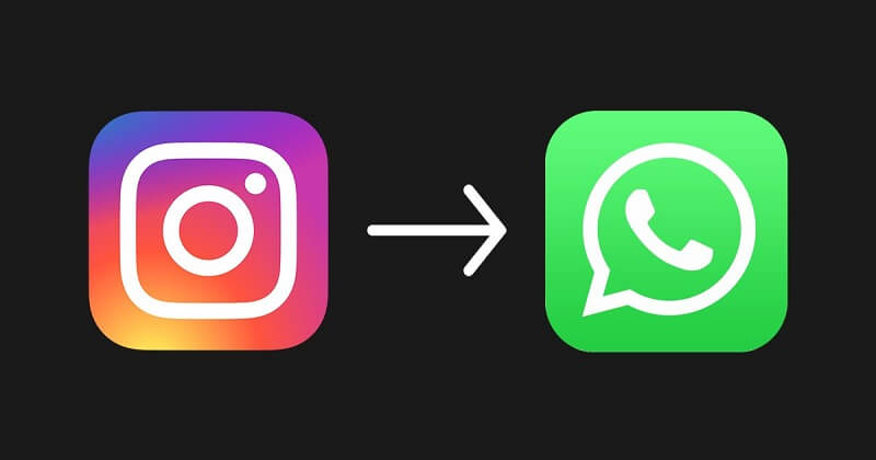 How To Add Whatsapp Link To Instagram Bio: 4 Easy Methods - Desku Share instagram link on whatsapp 1 1
