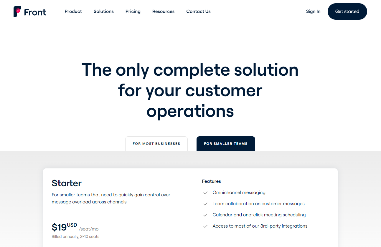 13 Top Happyfox Alternatives For Improved Customer Support - Desku Front pricing and plans front 1