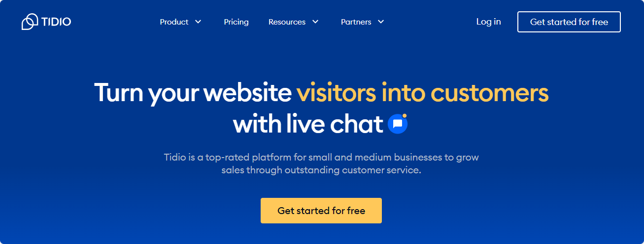 11 Best Crisp Chat Alternatives For Efficient Customer Support - Desku Tidio1
