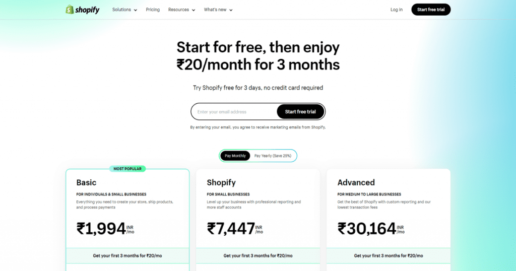 Costs associated with selling on shopify