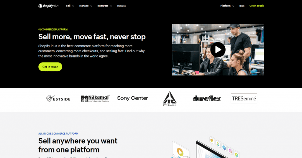 What is shopify plus