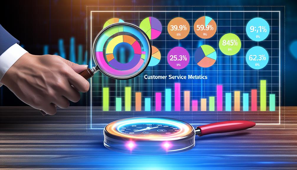 Evaluating customer service metrics