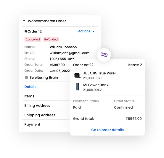 Woocommerce - Desku Woo order informations
