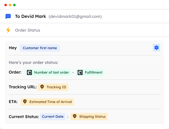 Shopline Customer Support Software - Desku Shopline-personalize-customer-messages
