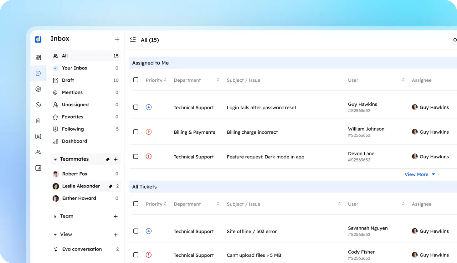 Solutions - Omnichannel Support - Desku Omnichannel feature unified