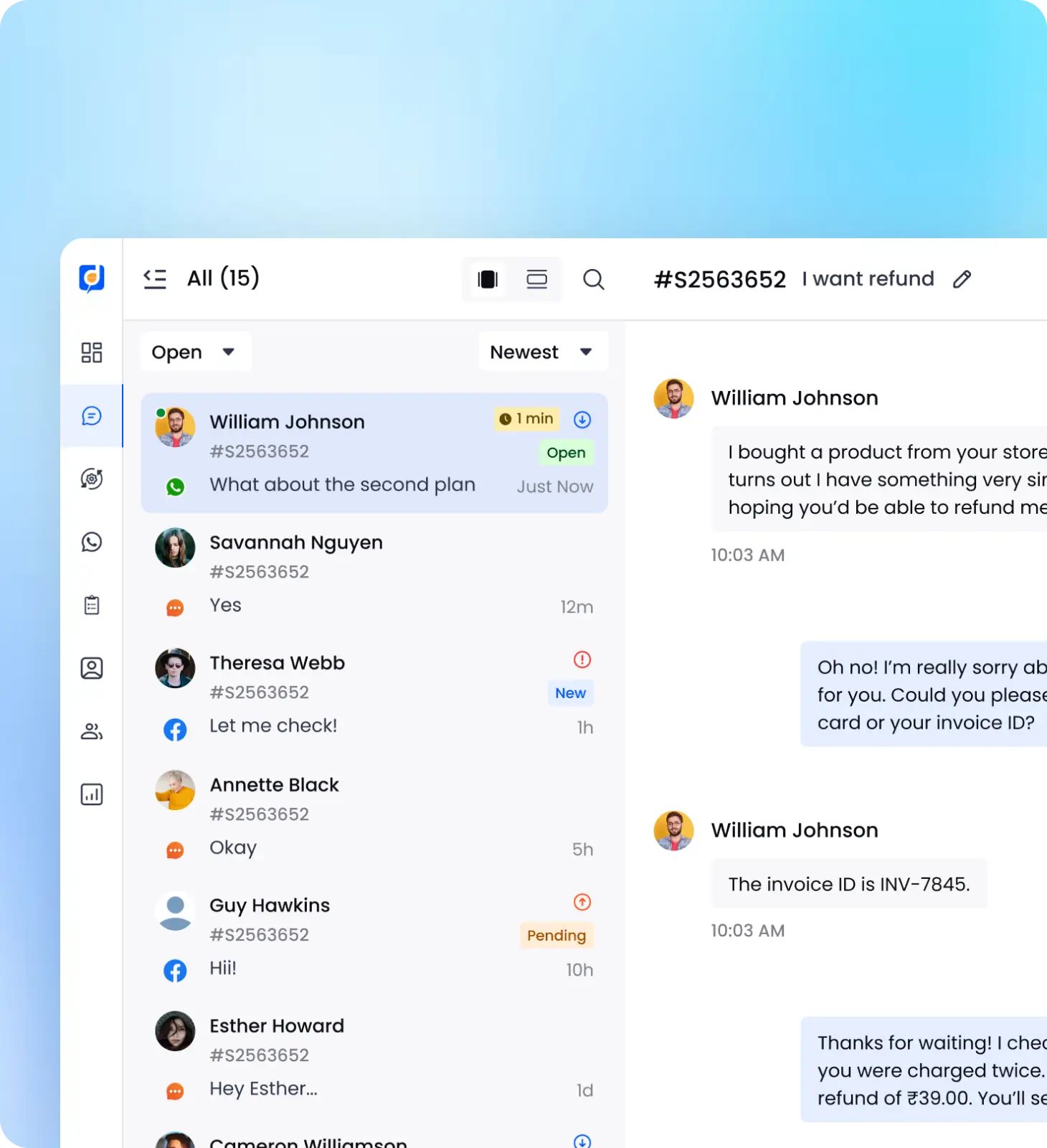 Platform social inbox feature 1