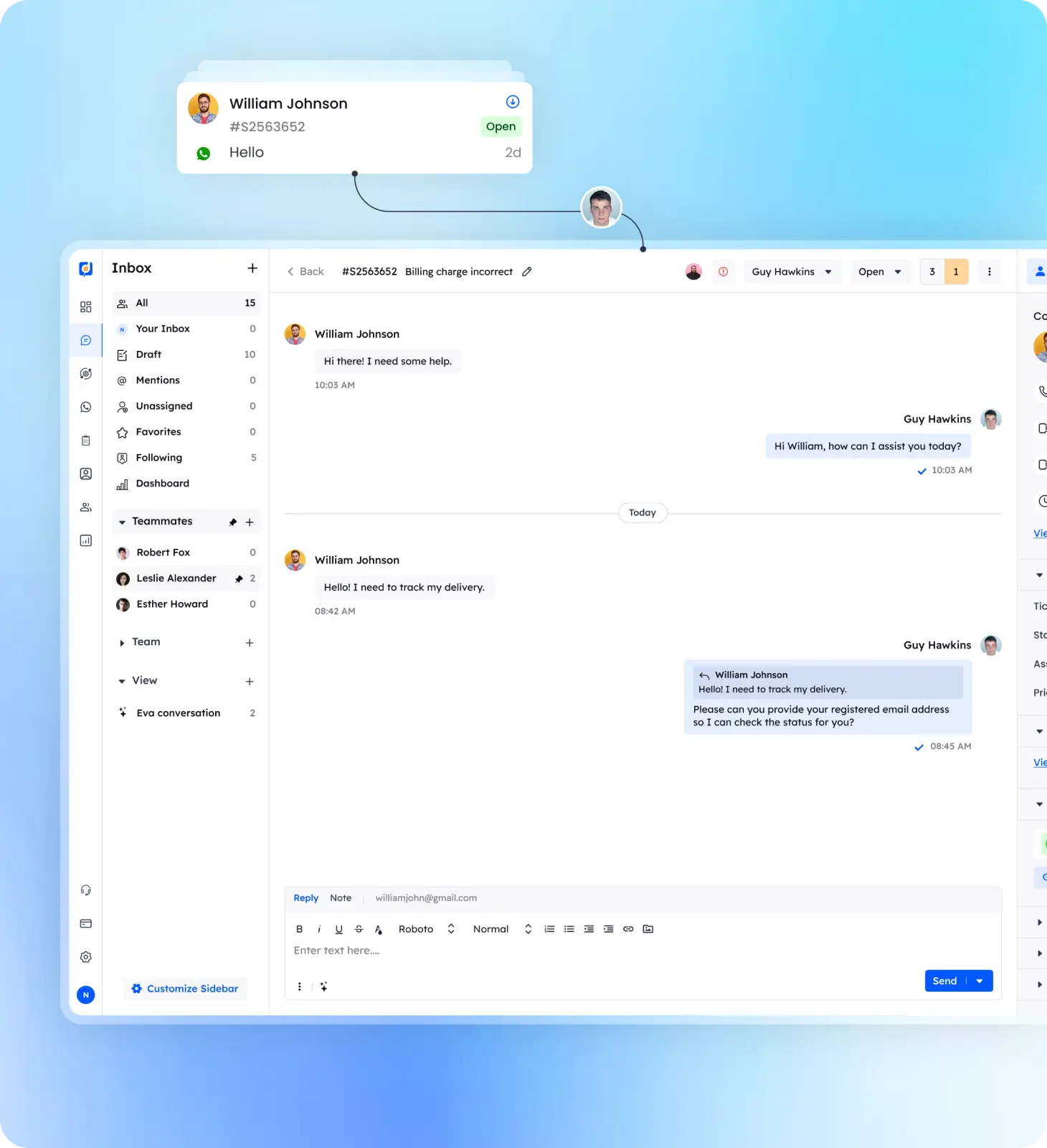 Platform social inbox feature 2