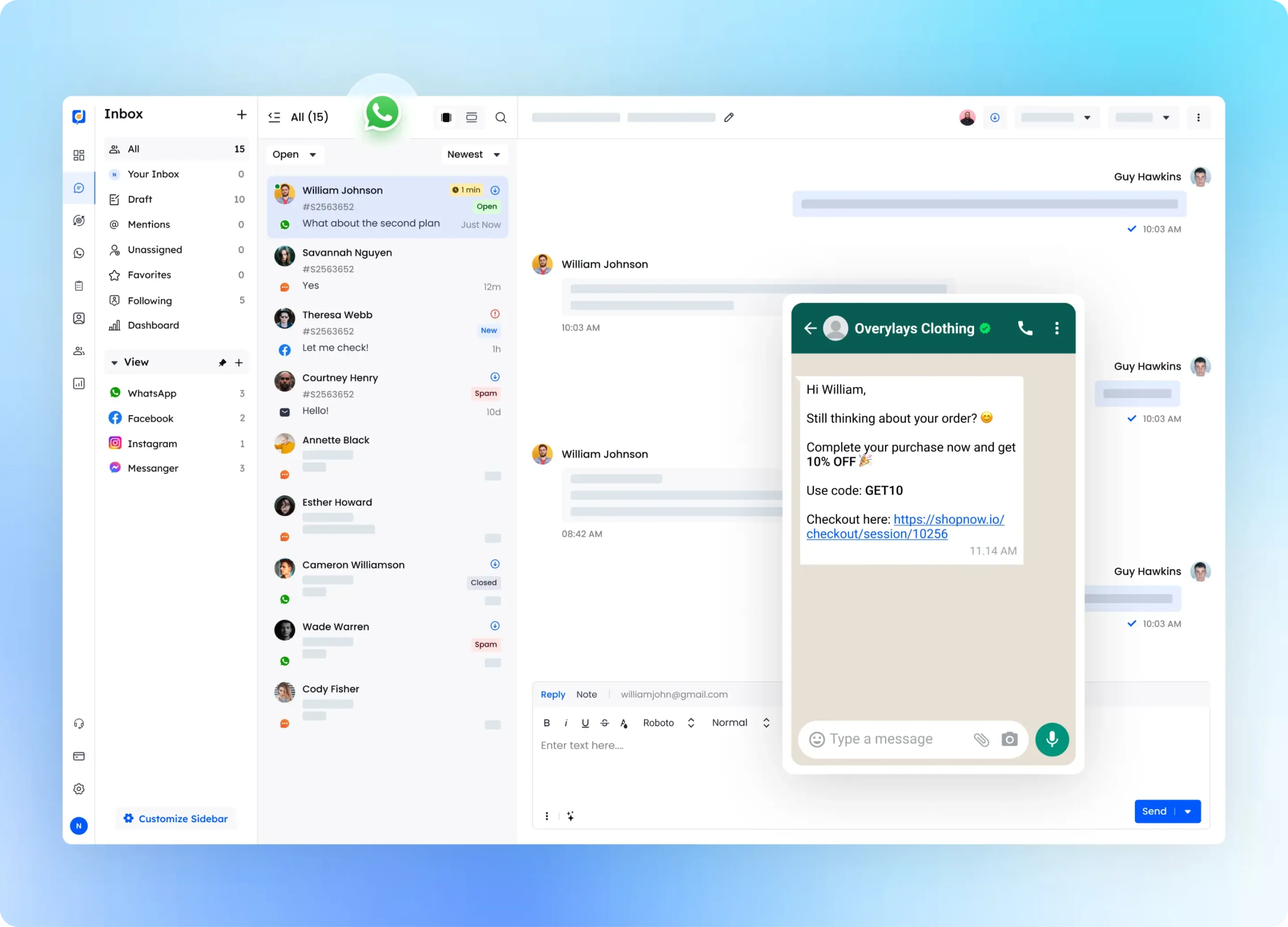 Integration whatsapp ecommerce autopilot scaled