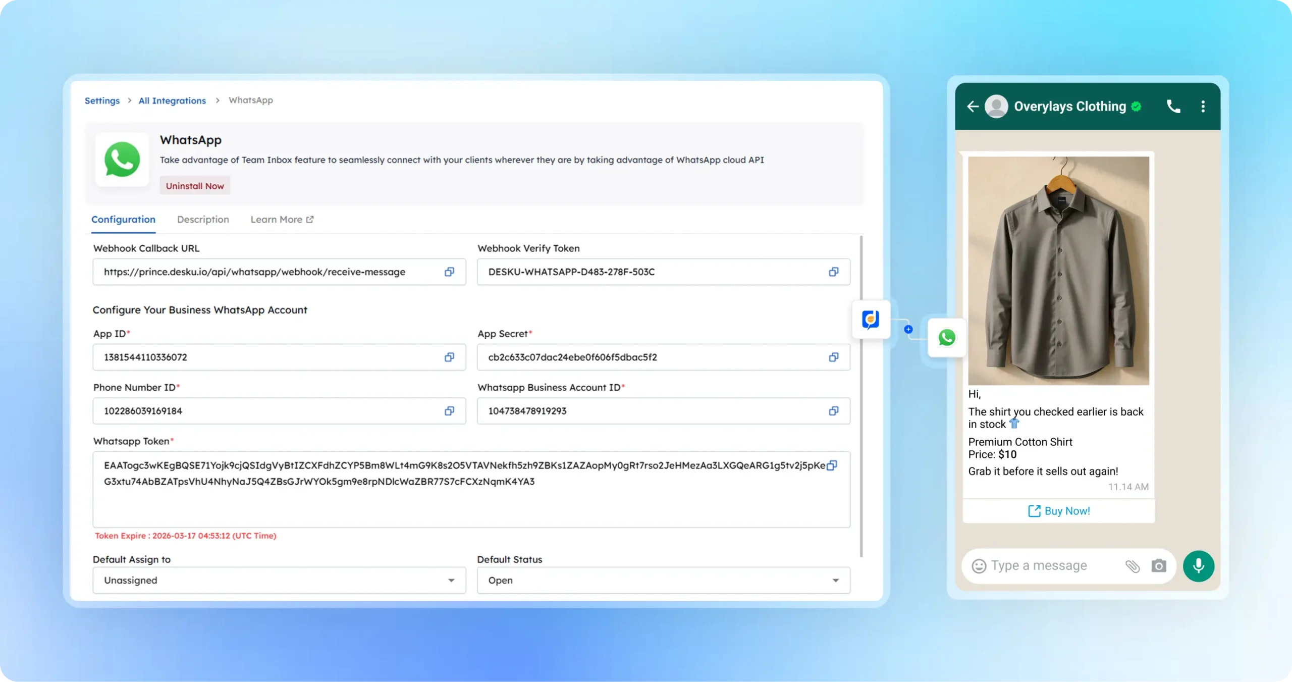 Integrations whatsapp ecommerce post purchase msg scaled