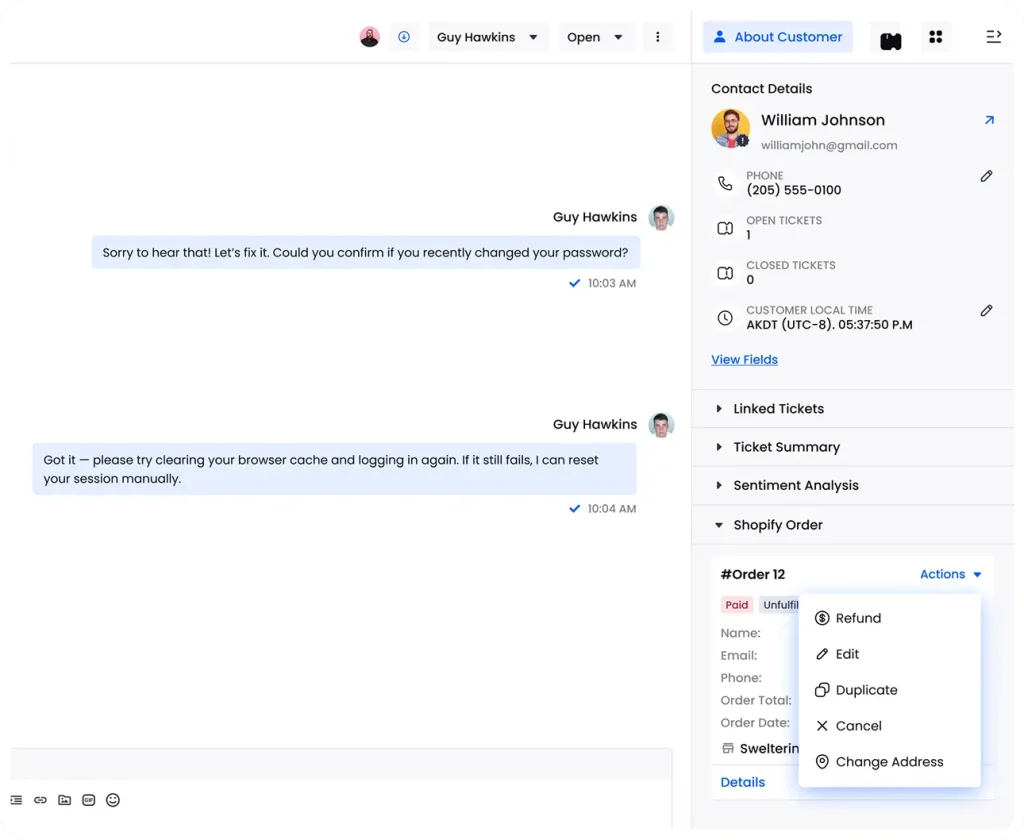 Industries - Ecommerce - Desku Developers Store Inbox order management