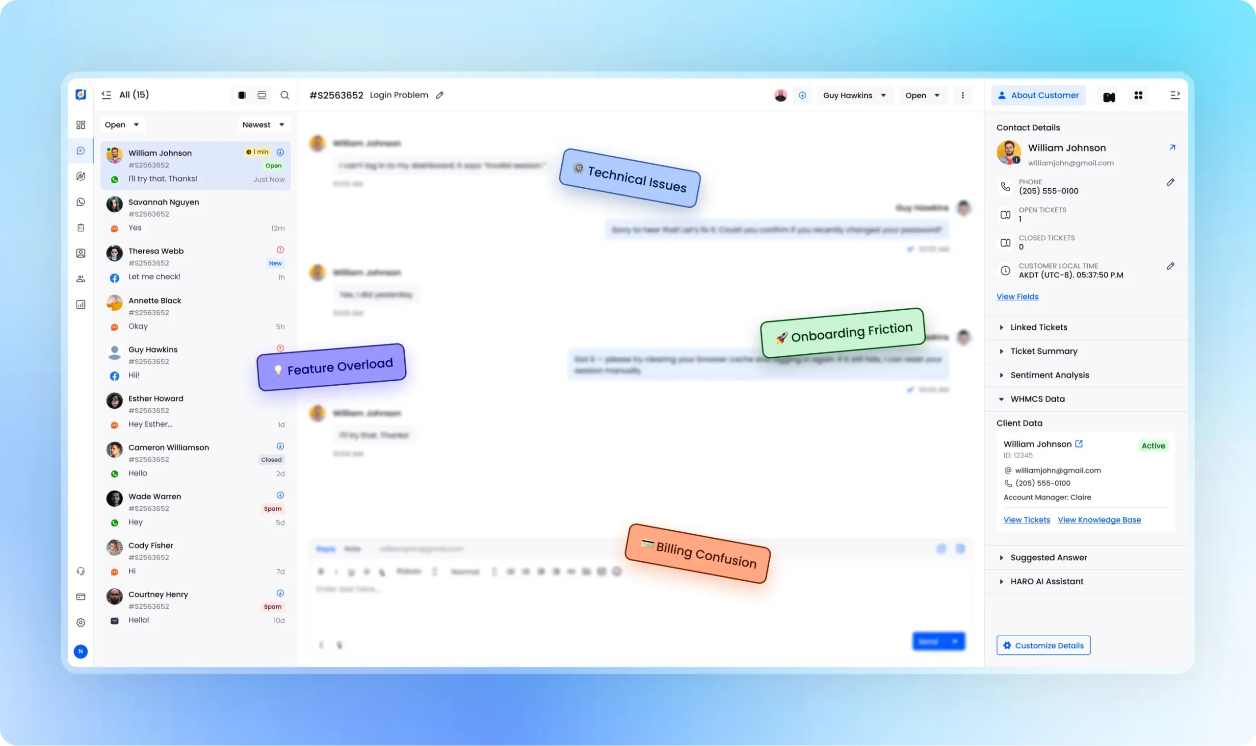 Industries saas customer support challenges scaled